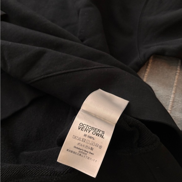 OVO Black Crew Neck Sweater with Gold Logo - Picture 9 of 16